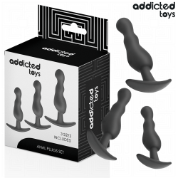 Addicted Toys - Lot De 3 Plug Anal Modèle 1